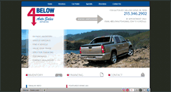 Desktop Screenshot of 4belowauto.com